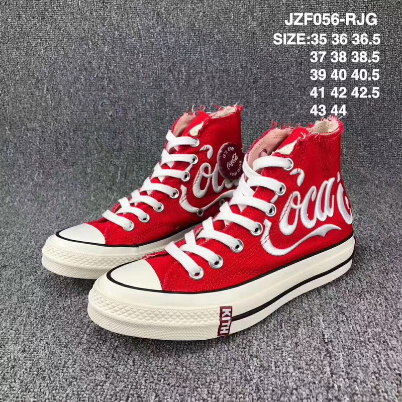 Authentic  KITH x Coca-Cola x CONVERSE Chuck Taylor 1970s Red